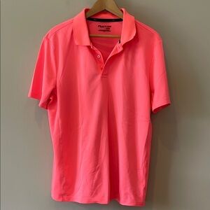 Fila Golf Men's Bright Coral Polo Shirt